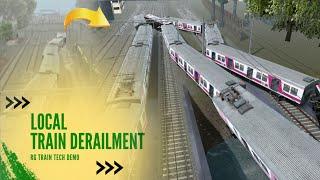 Local Train Planned Derailment speed check | RG TRAIN Gameplay