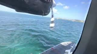 Seaborne Seaplane Water Landing in St Croix USVI