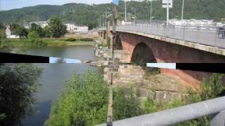 Radltour von  Strassburg Nancy Metz Trier Koblenz  am Rhein Marne Kanal und an der Mosel 2009