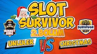 BONUS HUNT SLOT SURVİVOR 2.BÖLÜM ÜNLÜLER VS CHRİSTMAS #bonushunt #slotsurvivor #slot