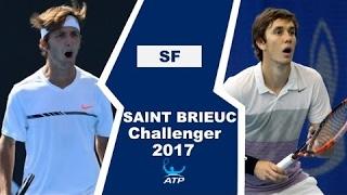 Corentin Moutet vs Egor Gerasimov Highlights SAINT BRIEUC 2017