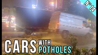 Cars Hitting MASSIVE Potholes (#14)