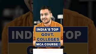 Best Govt MCA Colleges in India 2024 MCA Admissions at NITs, JNU #shorts #MCA #MCAColleges #viral