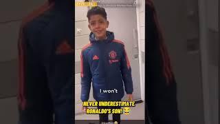 Do not underestimate Ronaldo's son! #shorts | SY Football #SUCCESS4YOUNGSTERS