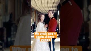 Anne’s wedding: the crowd sang for Charles #royal #kingcharles #princessanne #royalwedding
