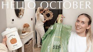 HELLO OCTOBER   Homesense Haul, Cinema Date Night & Autumn Cooking