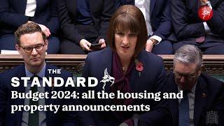 Budget 2024: all the housing and property announcements from Chancellor Rachel Reeves