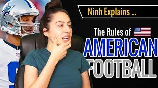 EUROPEAN REACTS TO The Rules of American Football - EXPLAINED! (NFL)