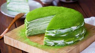 [Eng Sub] 抹茶千层蛋糕 Matcha mille crepe cake【曼食慢语第92集】