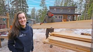 A Much Anticipated UPGRADE! Connecting To The Septic Field And Starting To Trim Out The House!