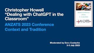 Christopher Howell: "Dealing with ChatGPT in the Classroom"