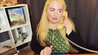 ASMR Travel Agency Role Play.. Booking Your Vacation. ️
