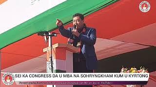 SEI KA CONGRESS DA U MBA NA SOHRYNGKHAM KUM U KYRTONG