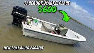 INSANE $600 Facebook Marketplace Water Ready BOAT PURCHASE! - Boat Build Ideas & Removing Equipment