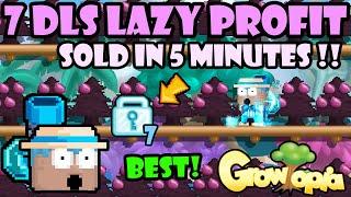 BEST LAZY MASS IN GROWTOPIA!! SOLD IN 5 MINUTES! | GrowTopia Profit 2023