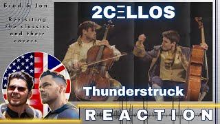 GEN X FIRST TIME HEARING | 2CELLOS | Thunderstruck -OMV (ACDC Cover) | REACTION