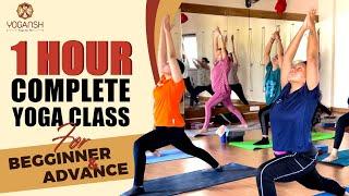 60 Minutes Full Body Yoga Class | Weight Loss, Flexibility, Detox, Strength | Yogansh Yoga Academy