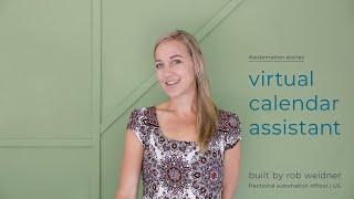 #automationstories Rob's virtual calendar assistant...