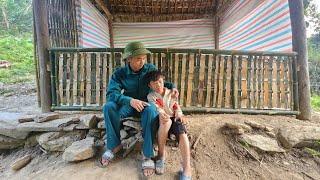 Uncle The kind policeman helped Thang make a bamboo wall and a stone wood stove | Poor Highland Boy