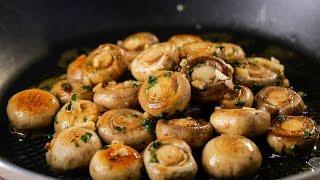 Creamy Mushroom and Dry-Fried Mushrooms