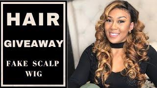 HAIR GIVEAWAY  | FAKE SCALP WIG | POSHLIFE HAIR