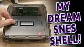 Smashed Super Nintendo Smoke Grey Case Swap Restoration - From a Sad Shell to a Stunning #SNES