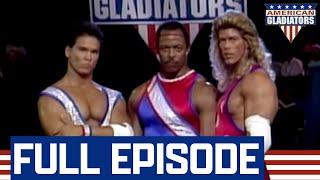 Gladiator Nitro Gets Knocked Out! | American Gladiators | Full Episode | S01E01