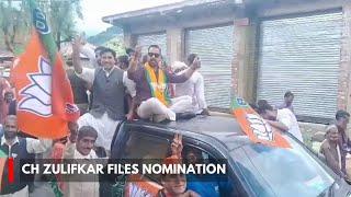 BJP candidate Ch Zulifkar Files Nomination From Budhal