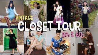 Vintage Wardrobe Tour (50s/60s Edition)⎢VINTAGE TIPS & TRICKS