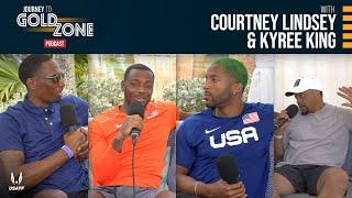 Journey to Gold Zone Podcast featuring Kyree King and Courtney Lindsey