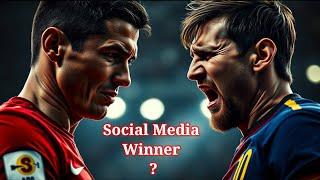 Social Media Winner  Cristiano Ronaldo, Lionel Messi, Georgina, Antolena, Neymar Jr, Ishow speed