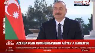 President Ilham Aliyev was interviewed by Turkish A Haber TV channel