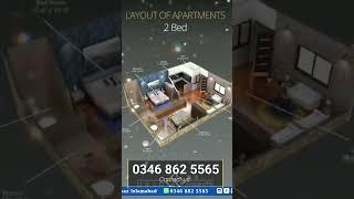 Oslo Heights || 2 Bed & 3 Bed Apartments near islamabad airport kashmir highway mumtaz city