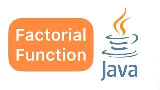 Factorial Function in Java #Shorts