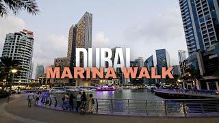 [4K] Dubai Marina Walk