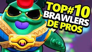 TOP#10 des BRAWLERS de PROS en CLASSÉ !!?!