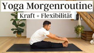 Meine Yoga & Fitness Morgenroutine I 20 Minuten Kraft & Dehnen für Männer