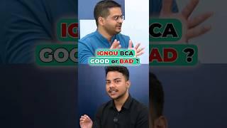 IGNOU BCA Course Good or Bad? Open BCA Student Interview! #shorts #bca #ignou #openbca #bcajobs