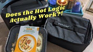 Testing a HOT LOGIC Mini Portable Oven by Warming Up a Meal! | Simple Van Life Cooking ️