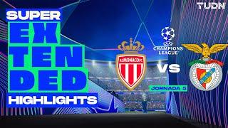 SUPER EXTENDED HIGHLIGHTS | Monaco vs Benfica | UEFA Champions League 24/25 | TUDN