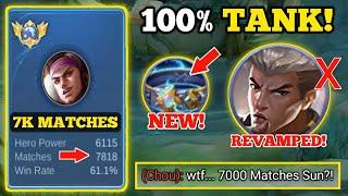 TANK SUN IS THE NEW META! | 7000 MATCHES SUN VS. REVAMPED CHOU -MLBB #sunmlbb #choumlbb #mlbb