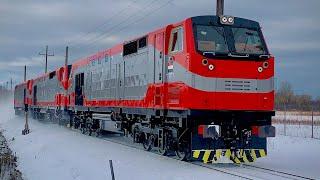 Egyptian National Railways ES30ACIs in the Snow!