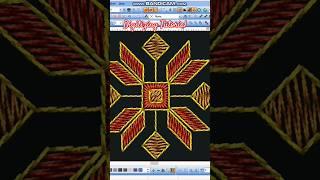 Wilcom Embroidery Digitizing Punching Tutorial #designer #wilcomembroiderydesigns #art #wilcom