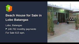 Beach House for Sale in Lobo Batangas