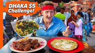 $5 Dhaka Street Food Challenge!! Bangladesh Food Bargains!!