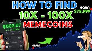 How to Find 10-100x Solana Memecoins (NEW Tutorial)