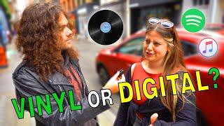 I asked Londoners “Vinyl Records vs Digital Music?”