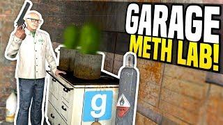 HIDDEN GARAGE LAB - Gmod DarkRP | Chemist Roleplay!