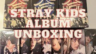 Stray Kids - SKZHOP HIPTAPE album unboxing (SKZHOP, HIPTAPE, Accordian, Target exclusive versions)