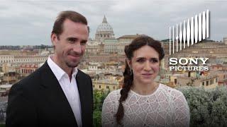 RISEN - Joseph Fiennes & Maria Botto Visit the Vatican